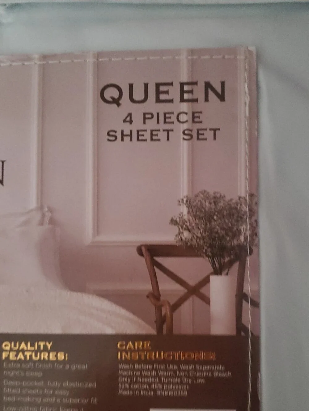 Palace Collection White Queen 4-Piece Sheet Set 2000 Thread Count